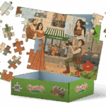 Coffret puzzle Lolla in Paris ouvert by 3alem Emnoush